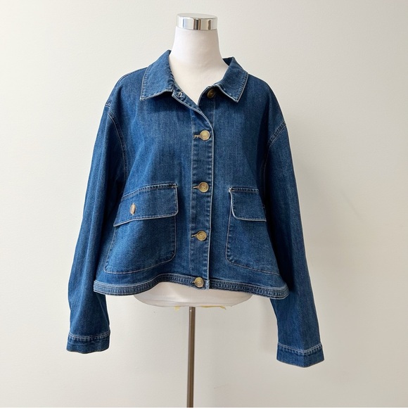 Rachel Zoe Jackets & Blazers - Rachel Zoe • Cropped Denim Jacket
